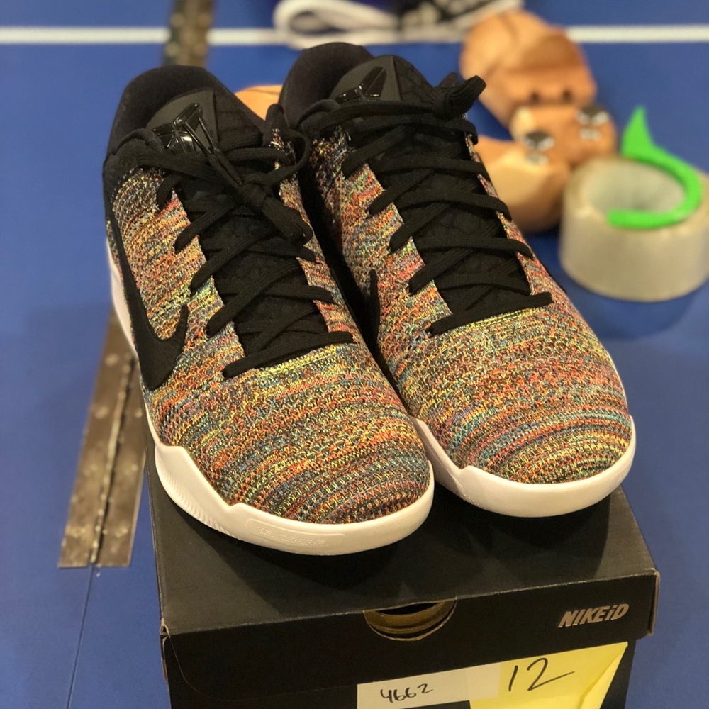 ❗️SOLD❗️Brand new size 12 multicolor flyknit kobe - Picture 1 of 6